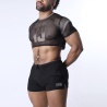 Chain Reaction Mesh Crop Top