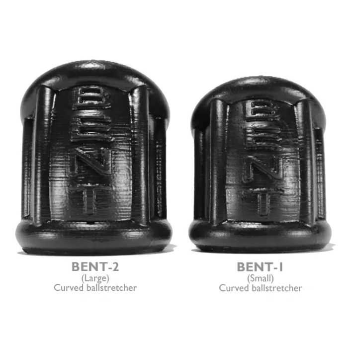 BENT curved bender ballstretcher OXBALLS LIQUID PLATINUM SILICONE