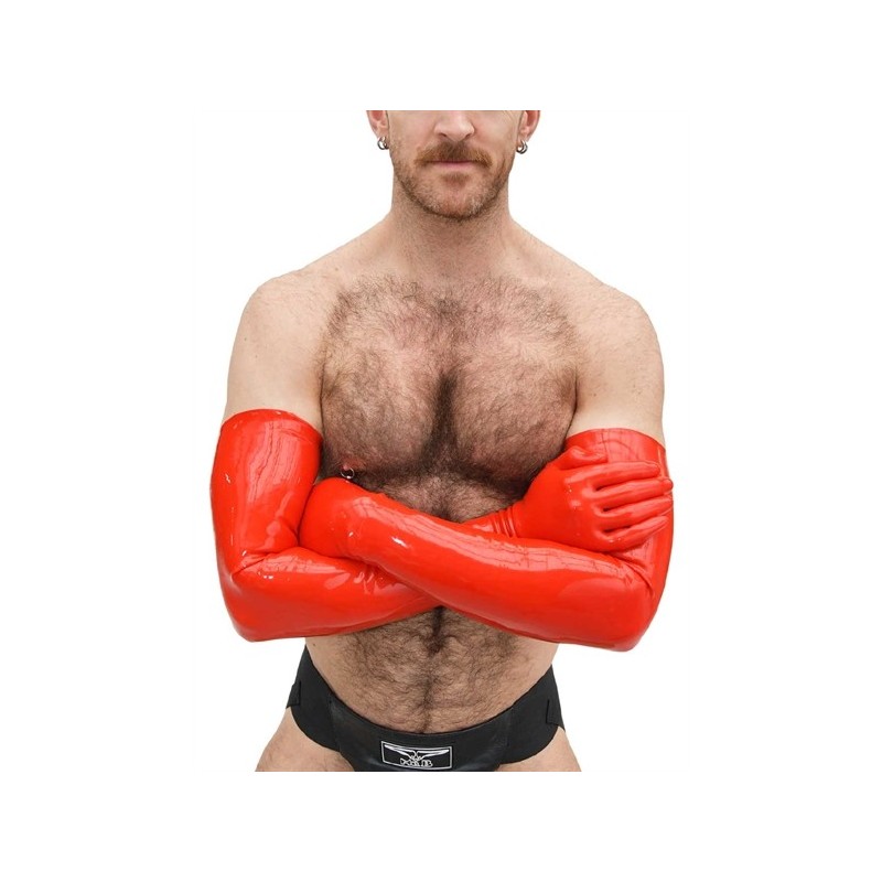 Mb rubber gloves elbow