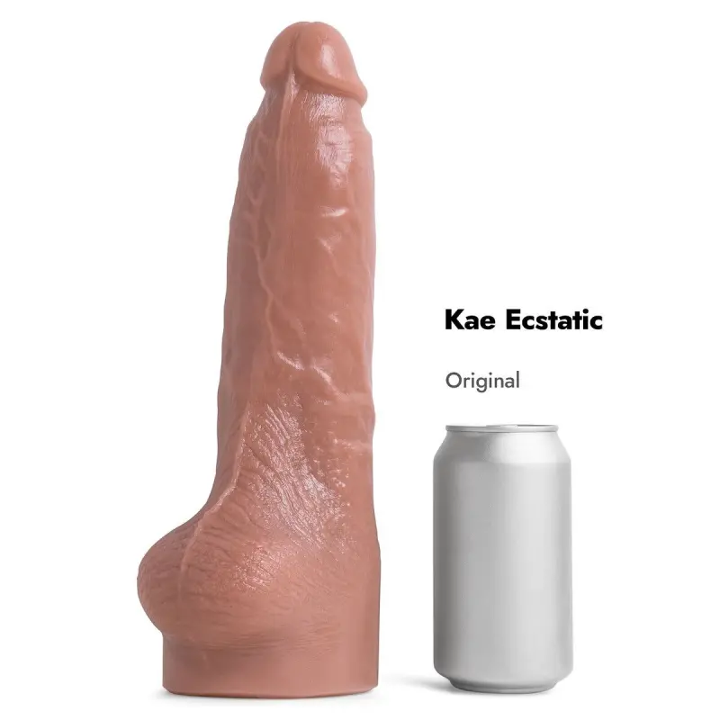 Gode réaliste Kae Ecstatic Hankey's Toys, harnais | Dark-Ink