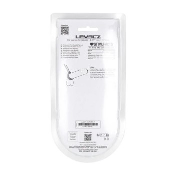 Wide adjustable silicone lasso cockring - 5mm - black