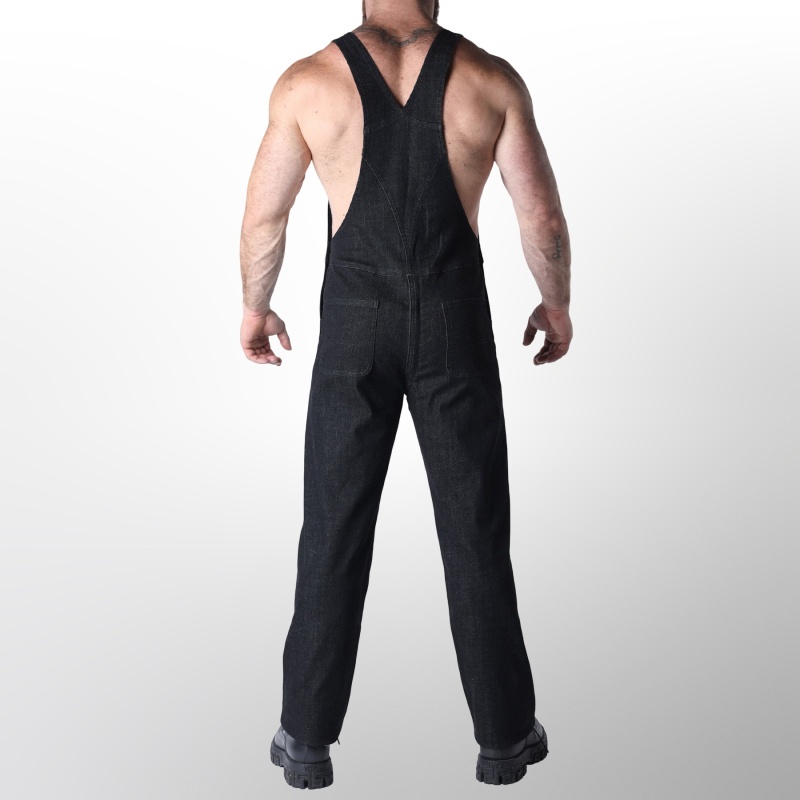 Axel Denim Overalls Black Denim 47591
