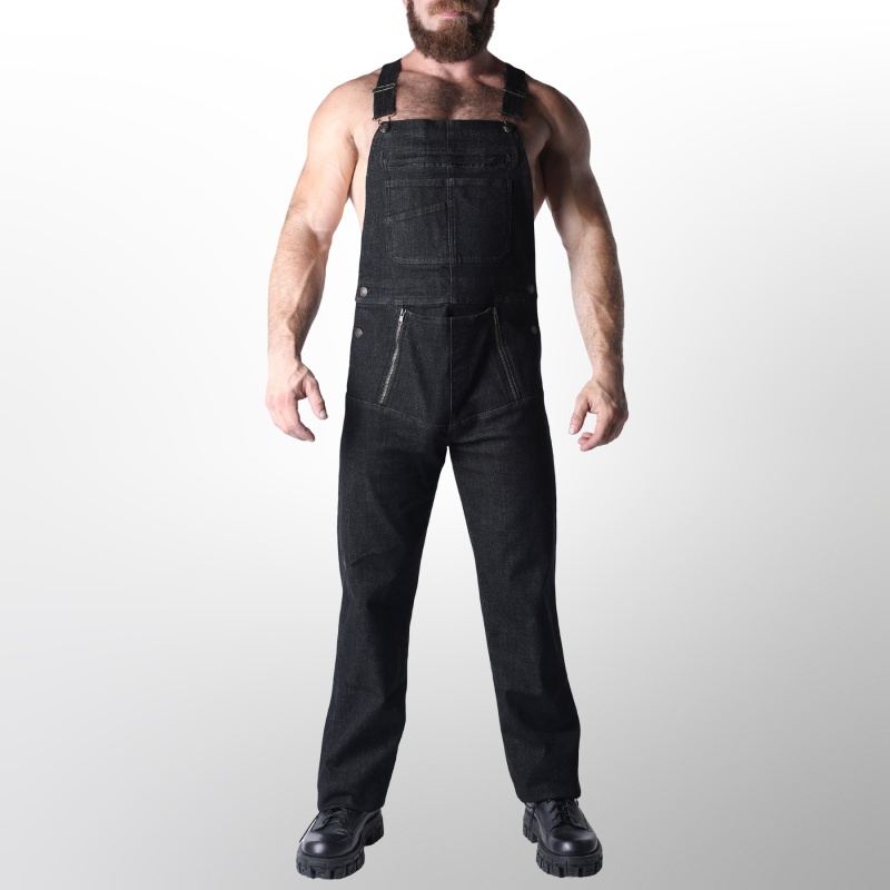 Axel Denim Overalls Black Denim 47593