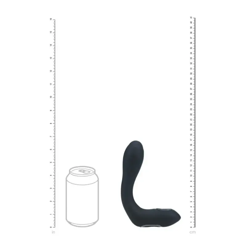 Masajeador próstata LEVELZ tapping calor vibración flexible | Dark-Ink