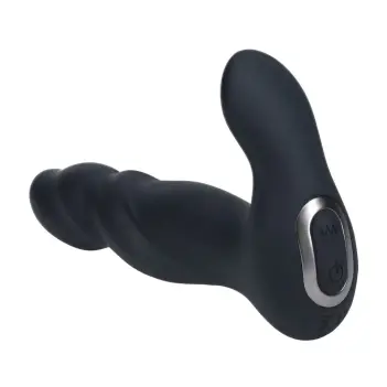 LEVELZ Silicone Prostate Massager Thrusting 10 Modes | Dark-Ink