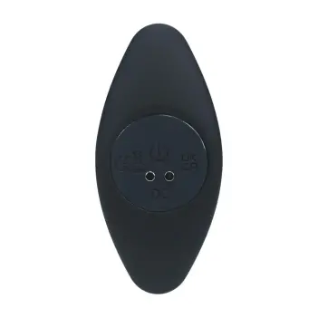 LEVELZ Tri Bulb Vibro-Analplug Silikon drei Stufen schwarz | Dark-Ink
