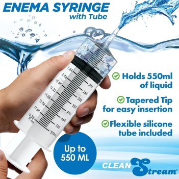 Syringe with tube - 550 ml