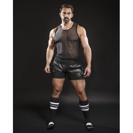 Void Vegan Leather Snap Up Short 47706