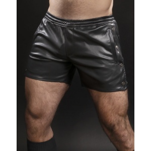 Void Vegan Leather Snap Up Short 47709
