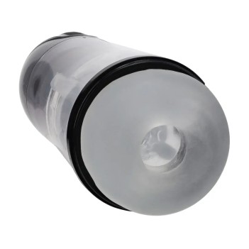 Sonicpull - suction and vibration masturbator pump - multimedia enhanced - gun metal