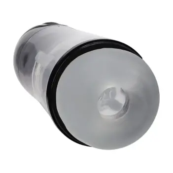 PUMPED SonicPull Masturbator Pump, suction vibration audio | Dark-Ink