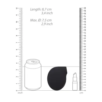 Vibrador de succión Seductive, 11 niveles, sin contacto | Dark-Ink