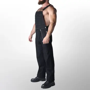 CB13 Axel Jeans-Latzhose, Rückenreißverschluss | Dark-Ink