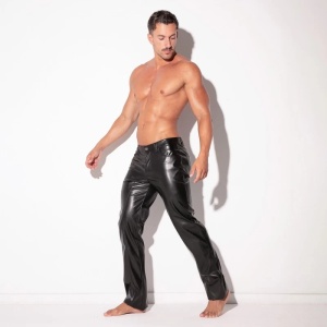 SF LEATHERETTE 5 POCKETS PANTS 47882