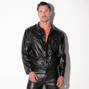 SF LEATHERETTE JACKET 47893