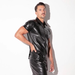 SF LEATHERETTE SHIRT 47894