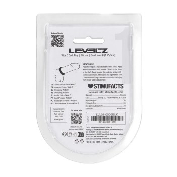 Wide o silicone cockring