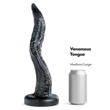 Gode fantasy Venomous Tongue Hankey's Toys, harnais | Dark-Ink