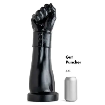 Hankey's Toys Gut Puncher Fisting Dildo, waisted 3 sizes | Dark-Ink
