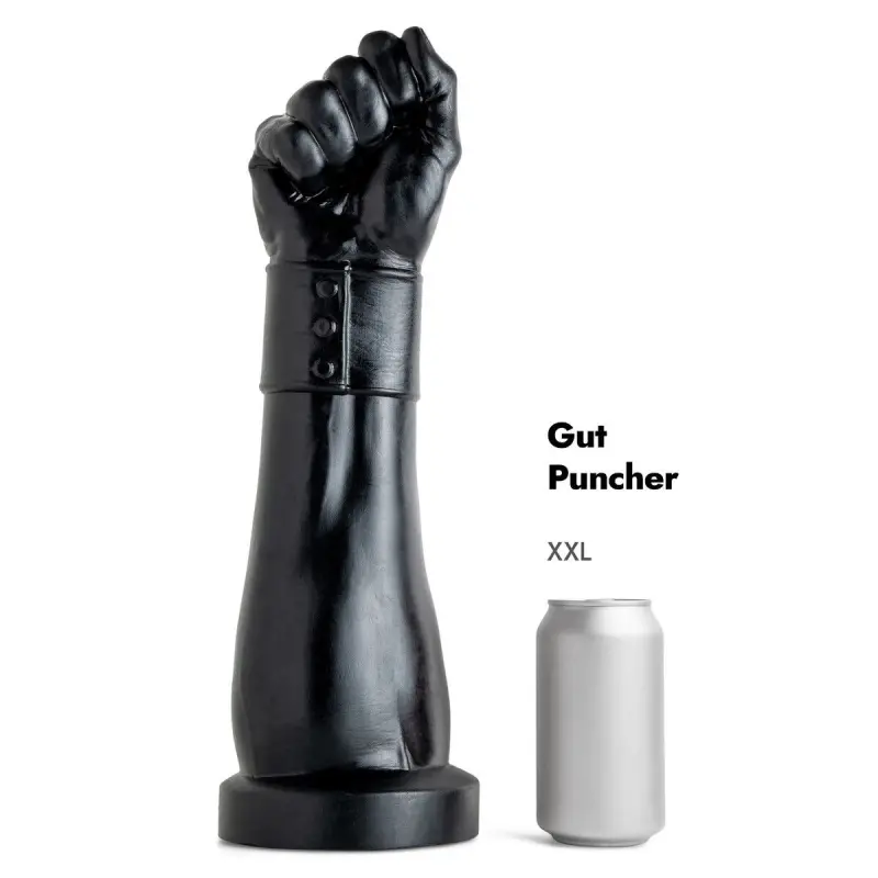 Hankey's Toys Gut Puncher Fisting Dildo, waisted 3 sizes | Dark-Ink
