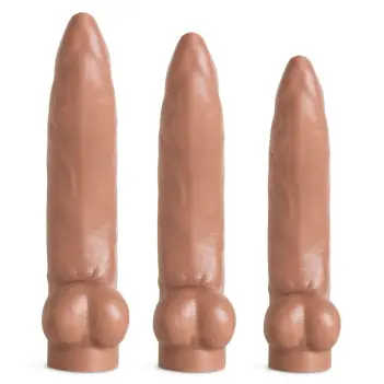 Hankey's Toys XXXCalibur realistischer Dildo, 3 Größen | Dark-Ink