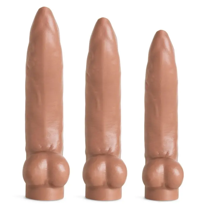 Gode réaliste XXXCalibur Hankey's Toys, tête uncirconcise | Dark-Ink