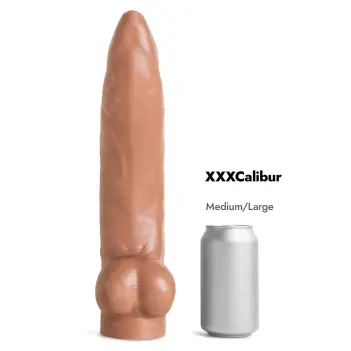 Gode réaliste XXXCalibur Hankey's Toys, tête uncirconcise | Dark-Ink