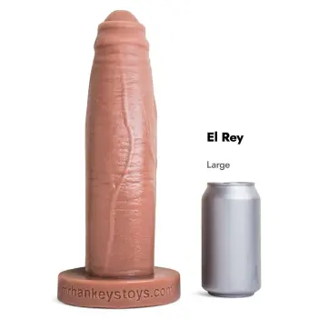 Gode réaliste El Rey Hankey's Toys, plus large au milieu | Dark-Ink