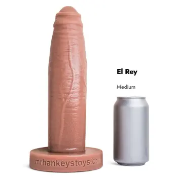 Gode réaliste El Rey Hankey's Toys, plus large au milieu | Dark-Ink
