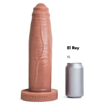 Gode réaliste El Rey Hankey's Toys, plus large au milieu | Dark-Ink