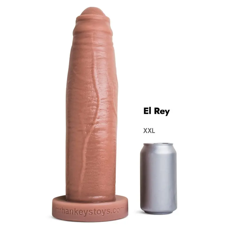 Gode réaliste El Rey Hankey's Toys, plus large au milieu | Dark-Ink