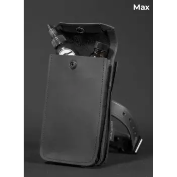 Funda para teléfono Mr S Leather, 2 tamaños | Dark-Ink