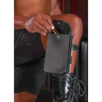 Funda para teléfono Mr S Leather, 2 tamaños | Dark-Ink