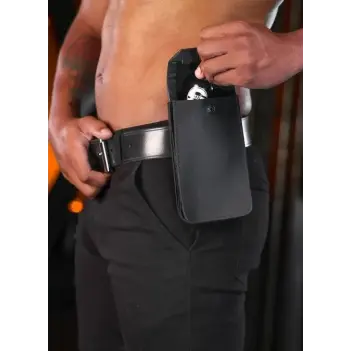 Funda para teléfono Mr S Leather, 2 tamaños | Dark-Ink