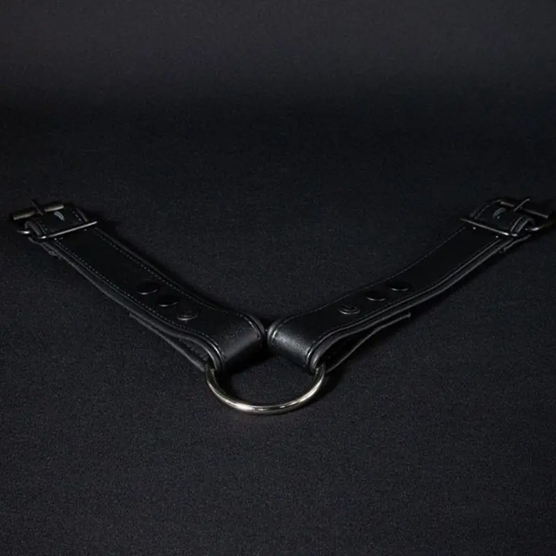 Cock strap Trojan 2.0 Mr S Leather, clip directo al arnés | Dark-Ink