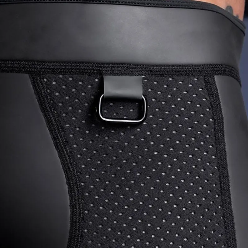 Boxer néoprène Triple Zip Mr S Leather, 3 zips | Dark-Ink