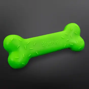 JetPup Kauspielzeug Knochen, Lebensmittelsilikon, 8 Farben | Dark-Ink