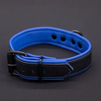 Lederhalsband Hardline Mr S Leather, schwarz, 11 Farben | Dark-Ink