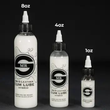Cum Lube Gleitgel Mr S Leather, Hybrid Wasser und Silikon | Dark-Ink