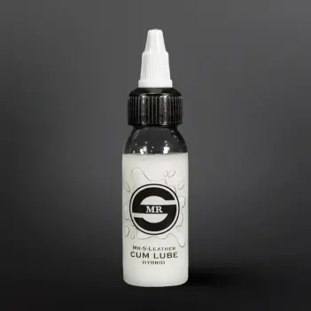 Lubrifiant hybride Cum Lube Mr S Leather, eau et silicone | Dark-Ink