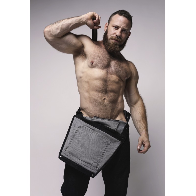 Axel Black denim overalls