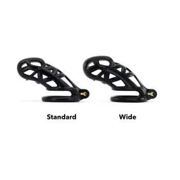 Cobra R+ Keuschheitskäfig KINK3D, offen, 12,5-14 cm | Dark-Ink
