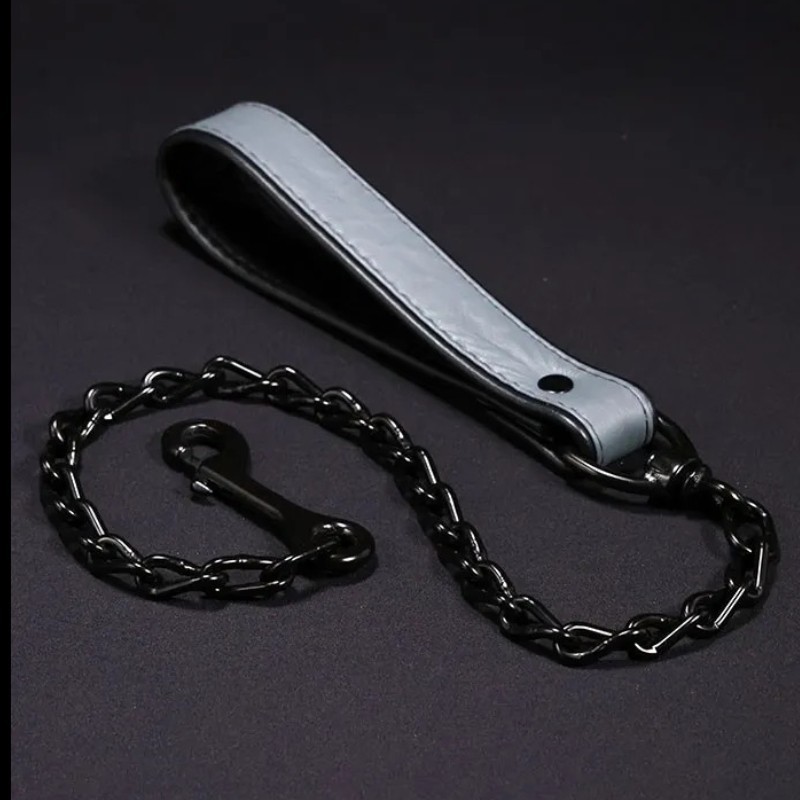 Leather puppy leash