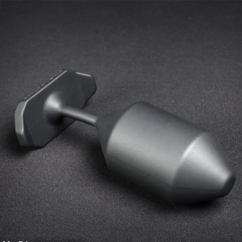 WMCBP Mr. S Leather plug anal silicona, núcleo acero S-XXL | Dark-Ink