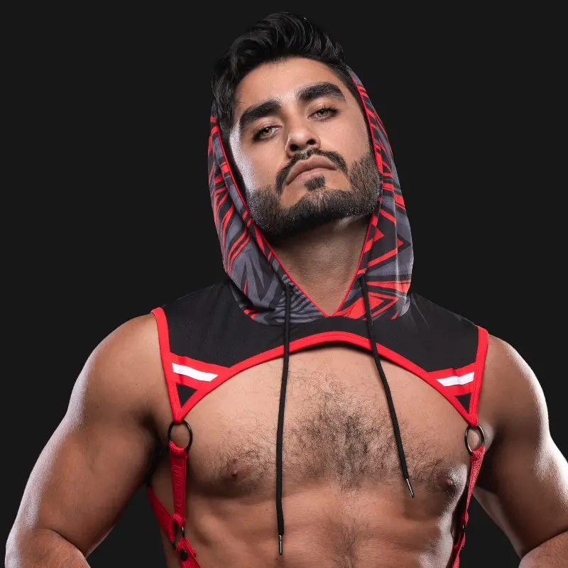 CB13 Lightning Harness Hoodie, abnehmbare Kapuze | Dark-Ink