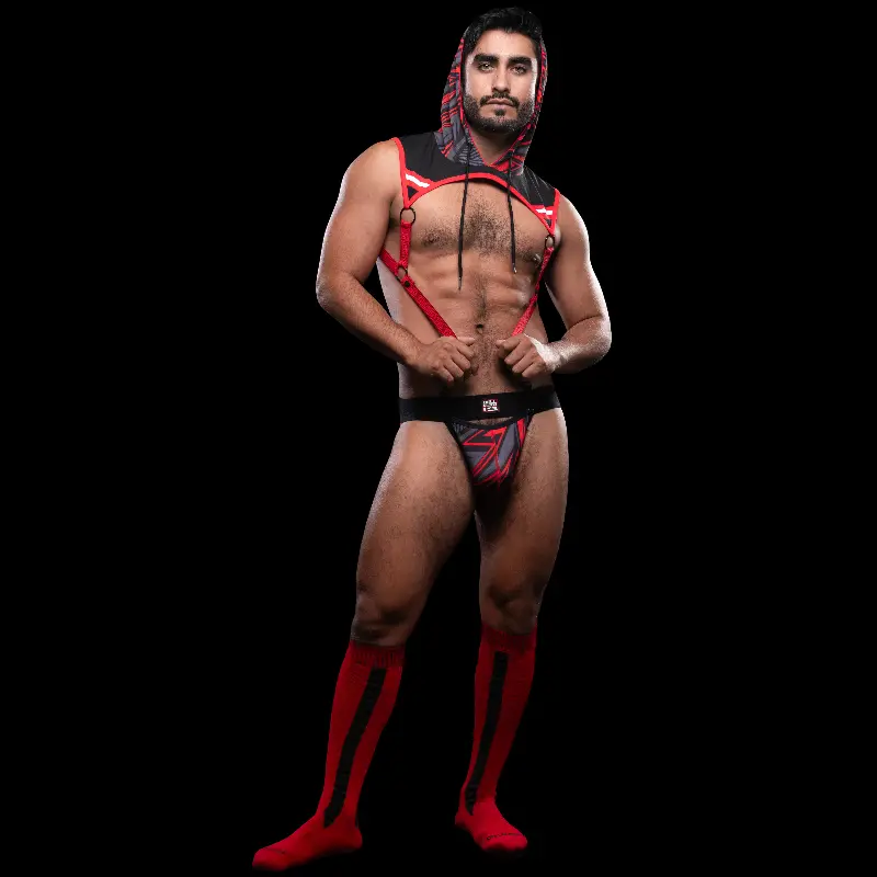 CB13 Lightning Harness Hoodie, abnehmbare Kapuze | Dark-Ink
