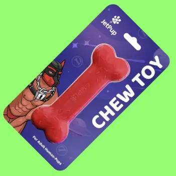 JetPup Pup Play Chew Toy, food-grade silicone, 8 colors | Dark-Ink