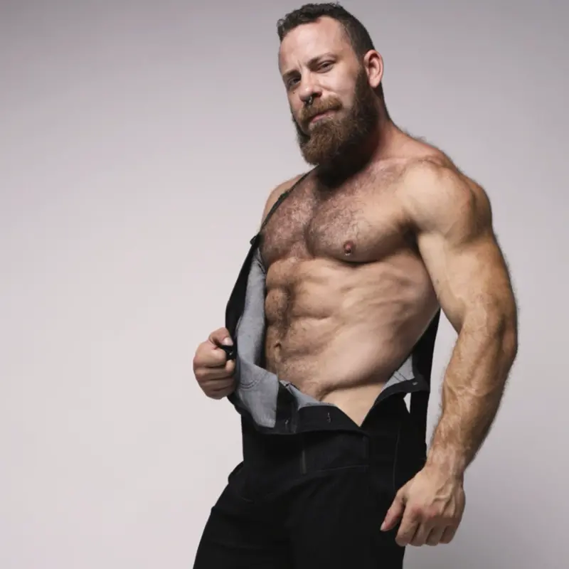 CB13 Axel Jeans-Latzhose, Rückenreißverschluss | Dark-Ink