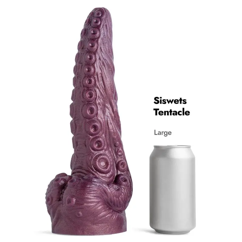 Dildo tentáculo Siswet's Tentacle Hankey's Toys, Vac-U-Lock | Dark-Ink