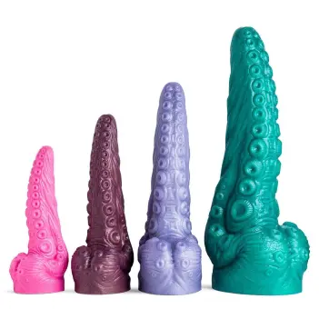 Dildo tentáculo Siswet's Tentacle Hankey's Toys, Vac-U-Lock | Dark-Ink